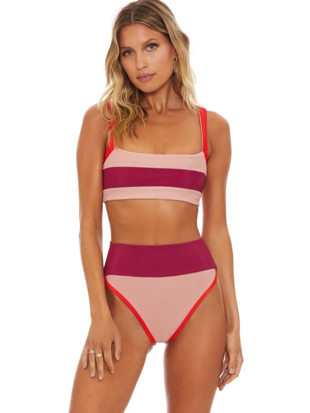 Beach Riot Color Block Bikini - Never Worn